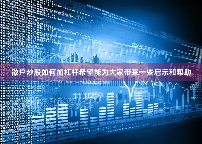 散户炒股如何加杠杆希望能为大家带来一些启示和帮助